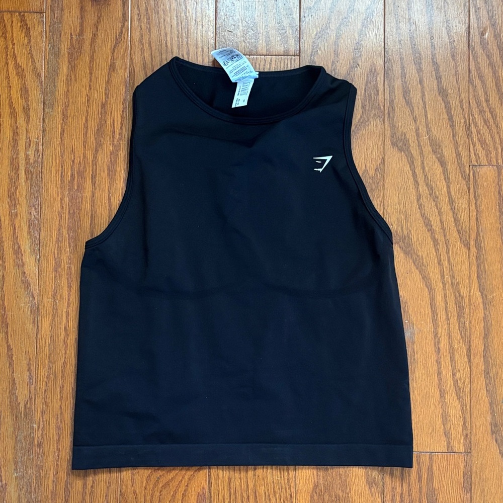 Gymshark black everyday seamless tight fit tank